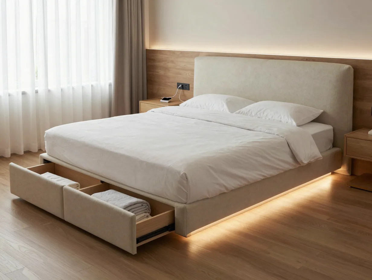 Upgrade to a smart storage integrated bed frame
