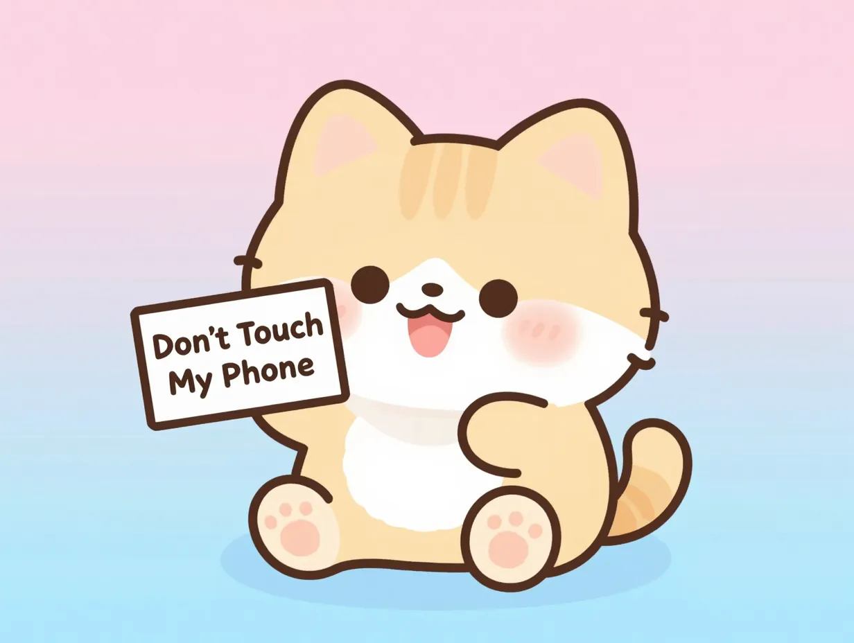 The cute and colorful warning design