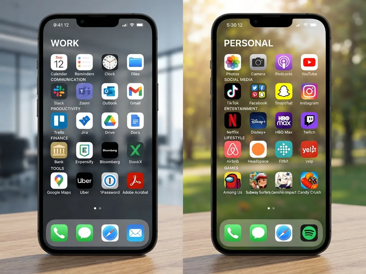 Use multiple home screen pages strategically