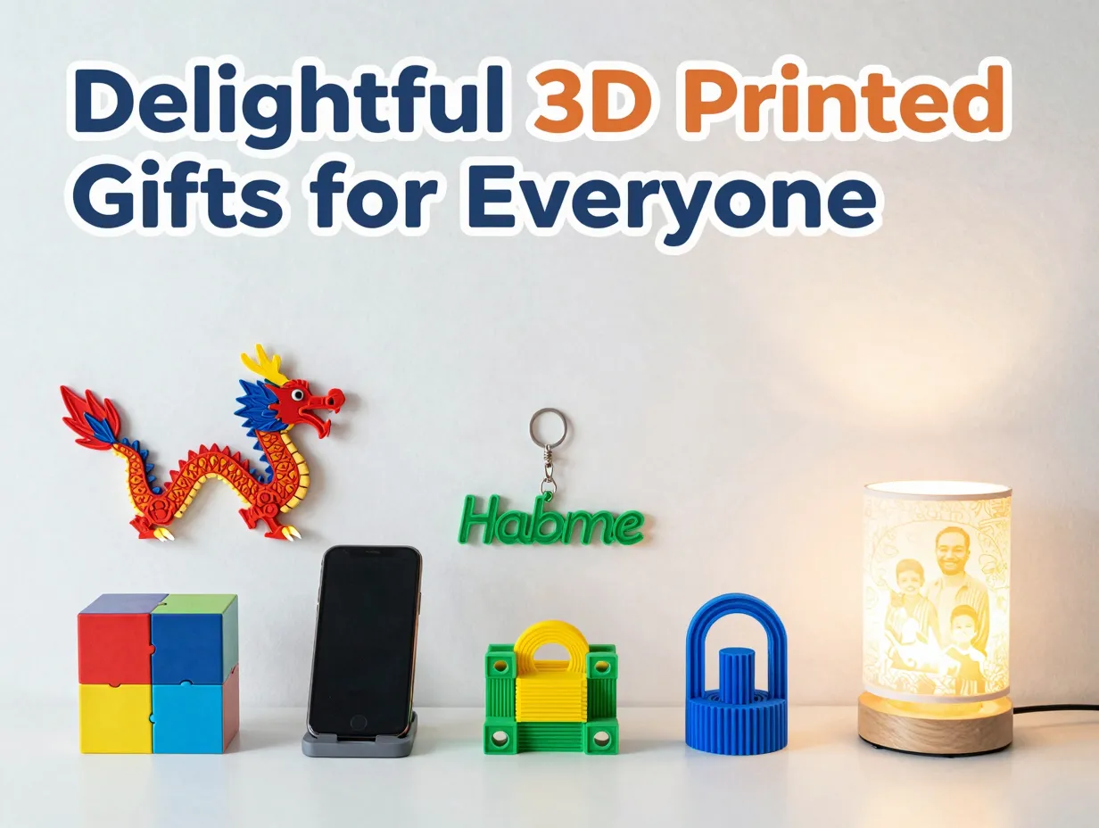 Delightful 3d printed gifts for everyone