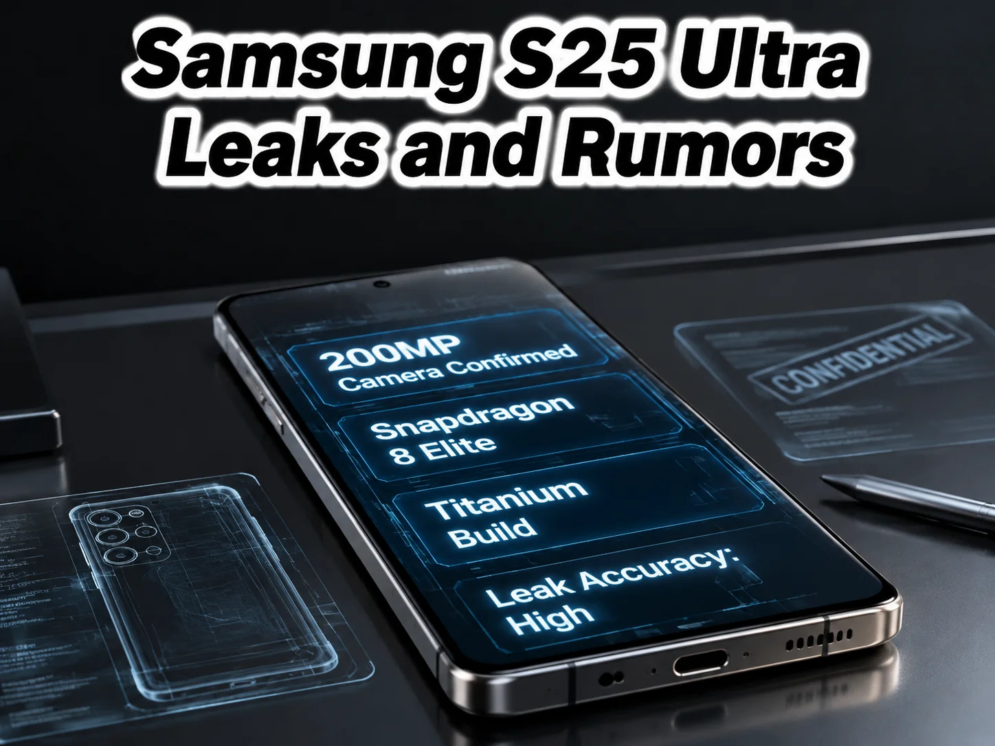 Samsung s25 ultra leaks and rumors