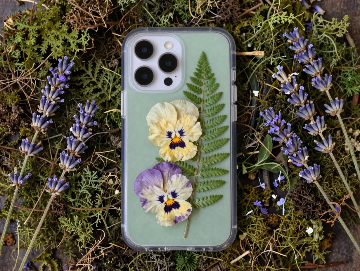 Pressed botanical and nature inspired artwork