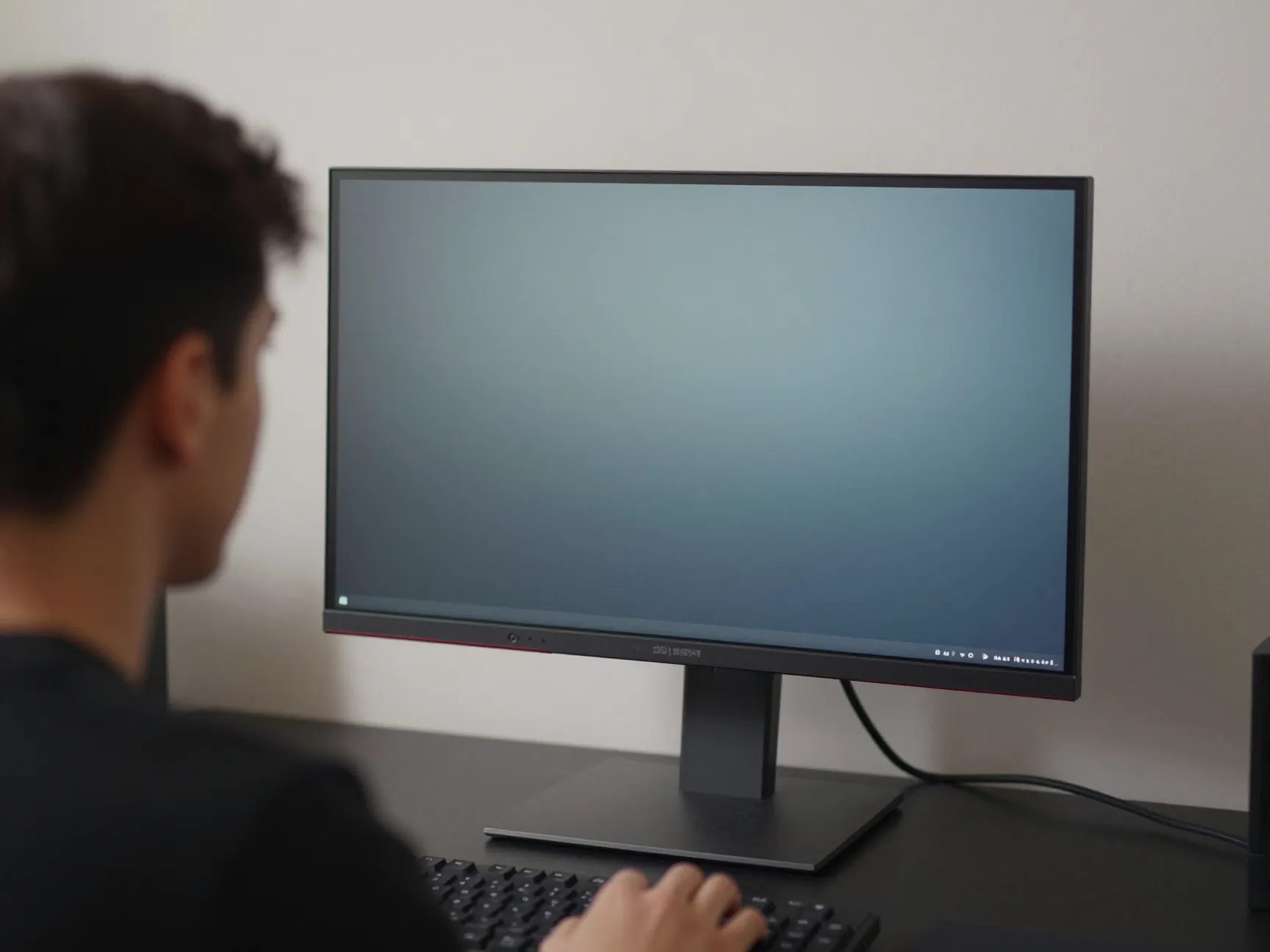 Lock in monitor distance height and tilt for gaming specific use