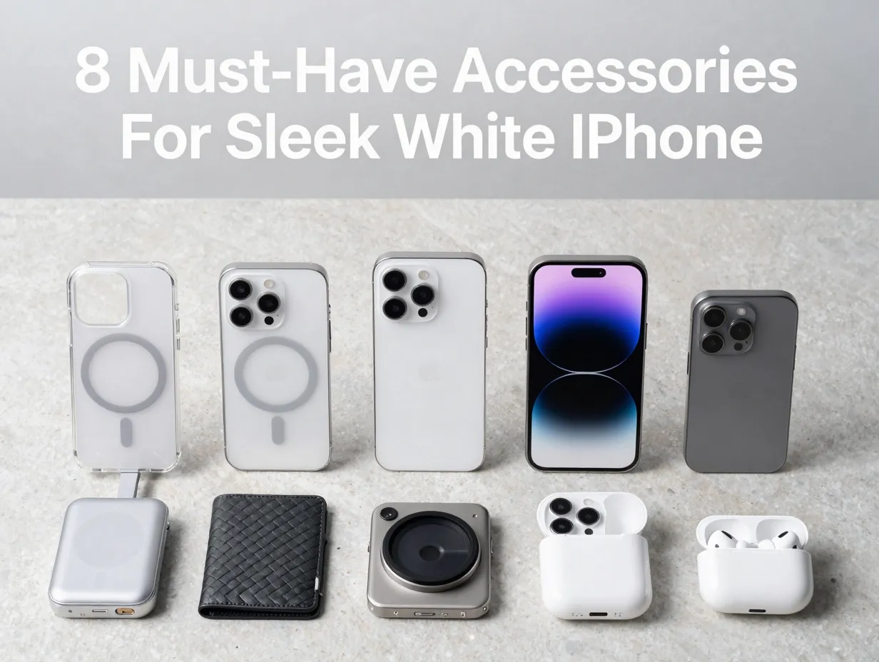 8 must have accessories for sleek white iphone