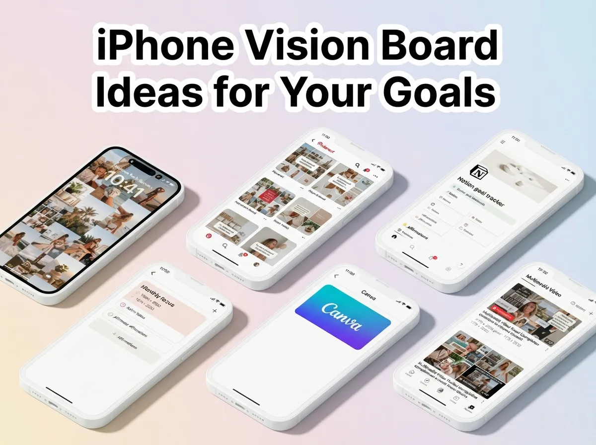 Iphone vision board ideas for your goals