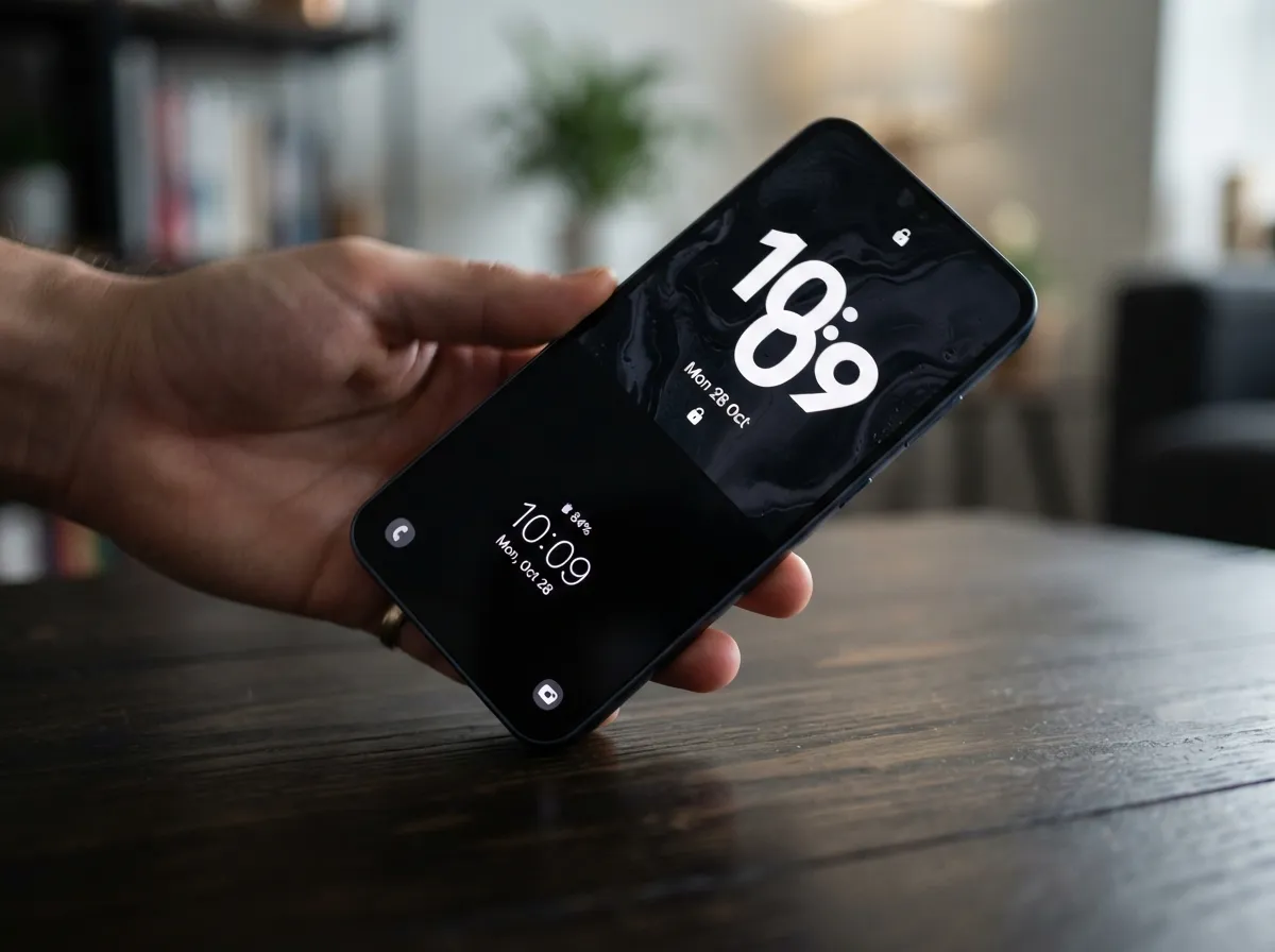 Style the lock screen and always on display