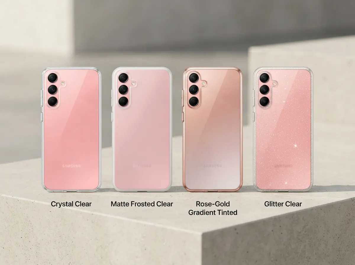 Use clear or tinted cases to preserve and enhance the hardware design