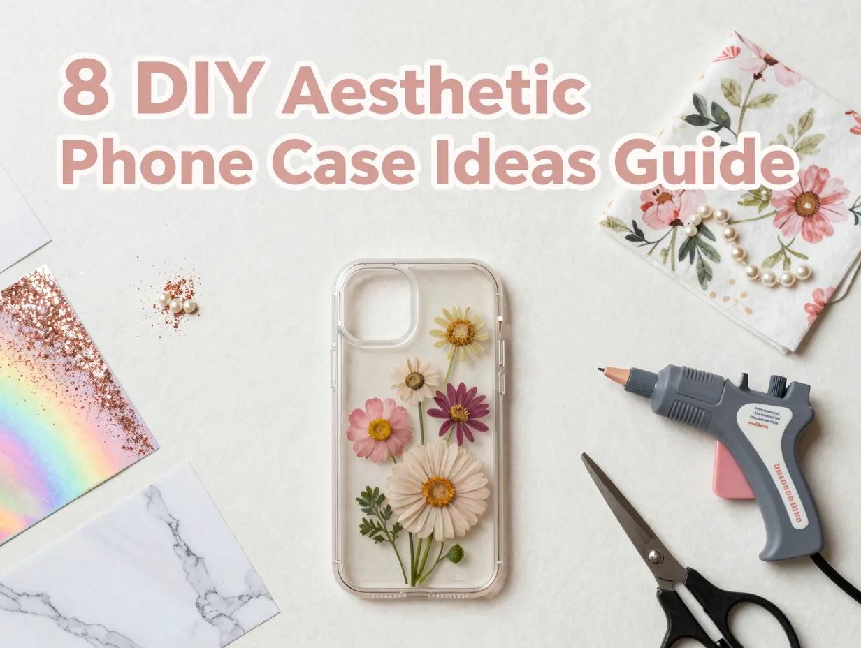 8 diy aesthetic phone case ideas guide