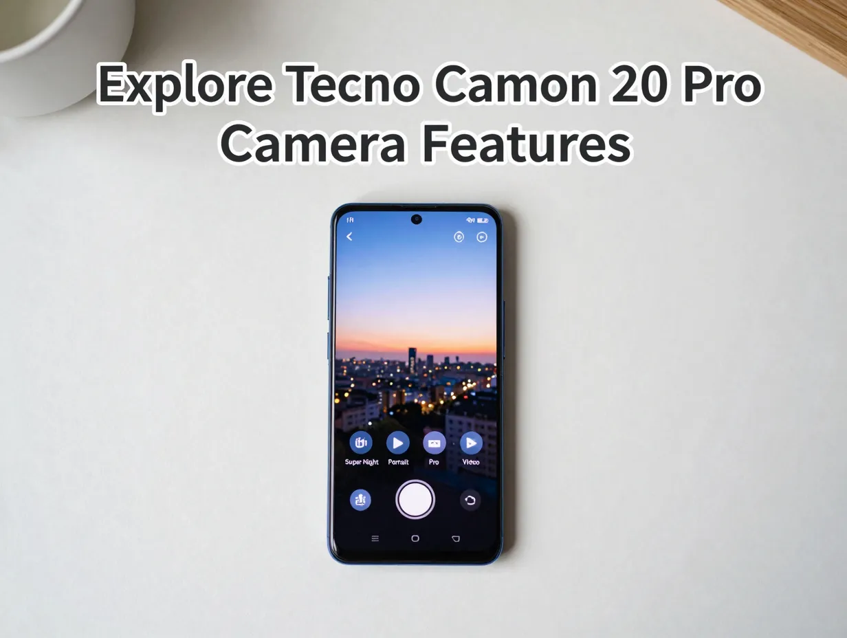 Explore tecno camon 20 pro camera features