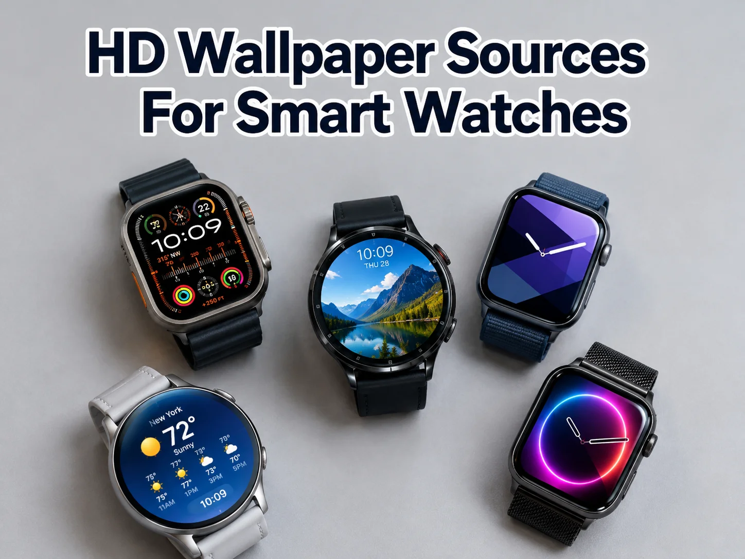 Hd wallpaper sources for smart watches
