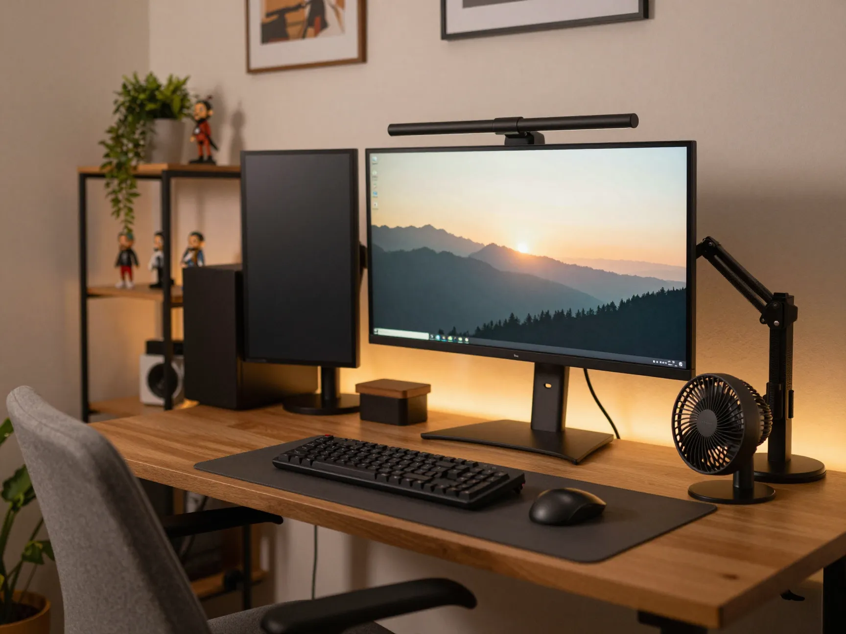 Upgrade the monitor layout and personalize the room