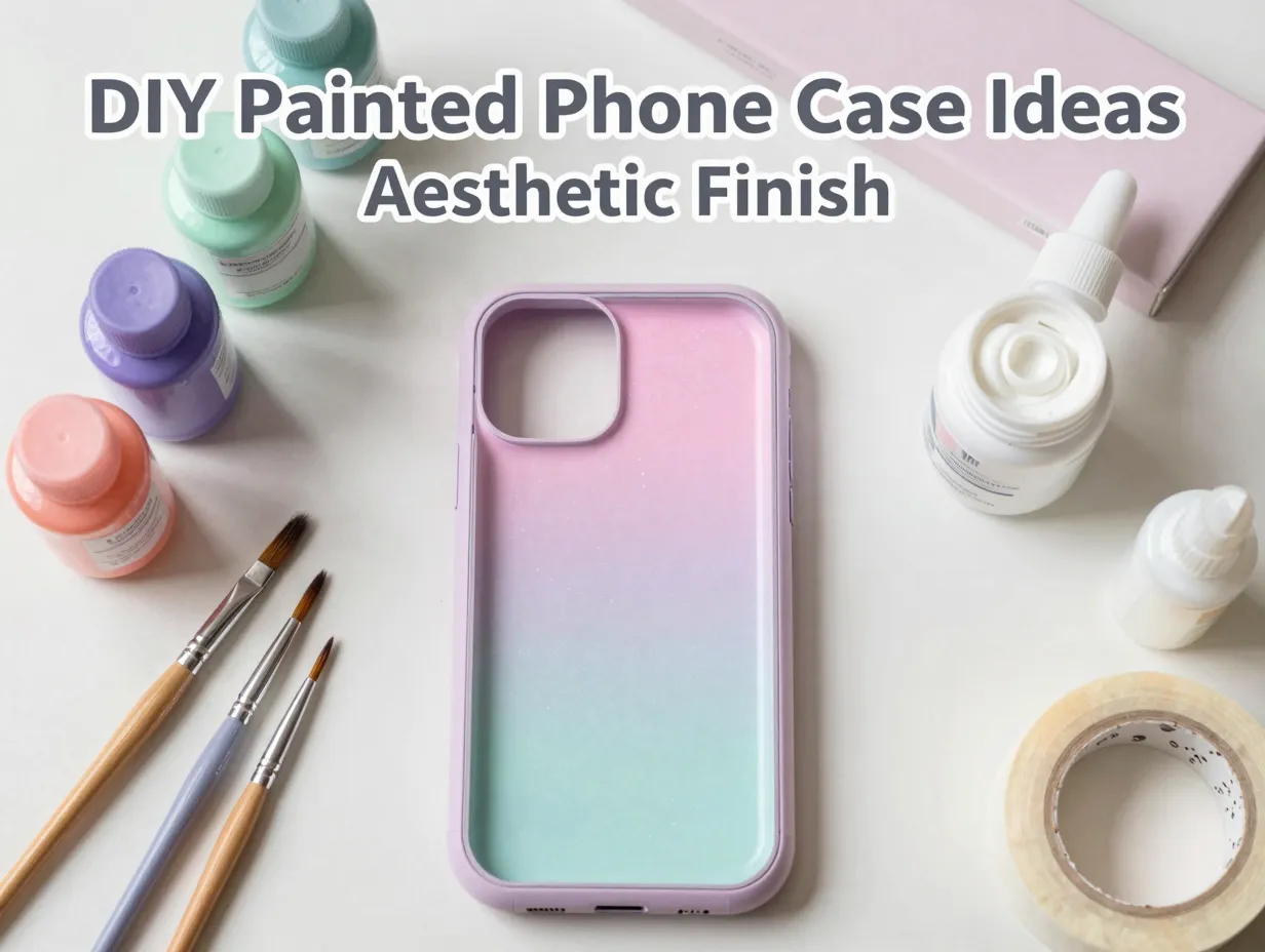 Diy painted phone case ideas aesthetic finish