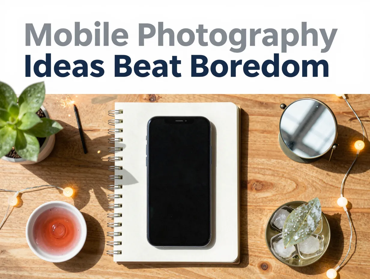 Mobile photography ideas beat boredom