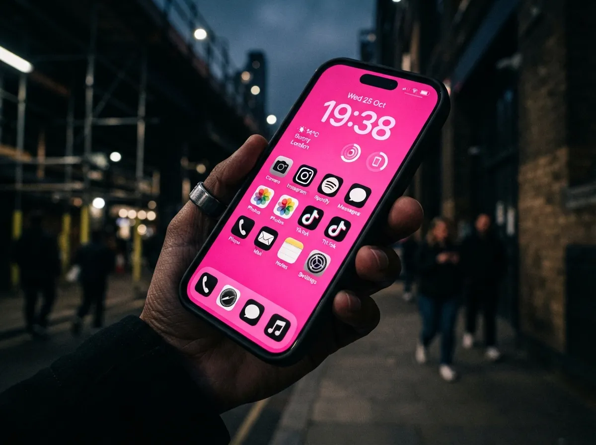 Hot pink bold