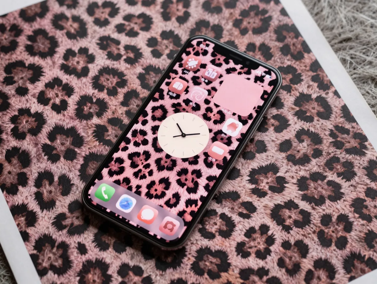 Pink leopard print