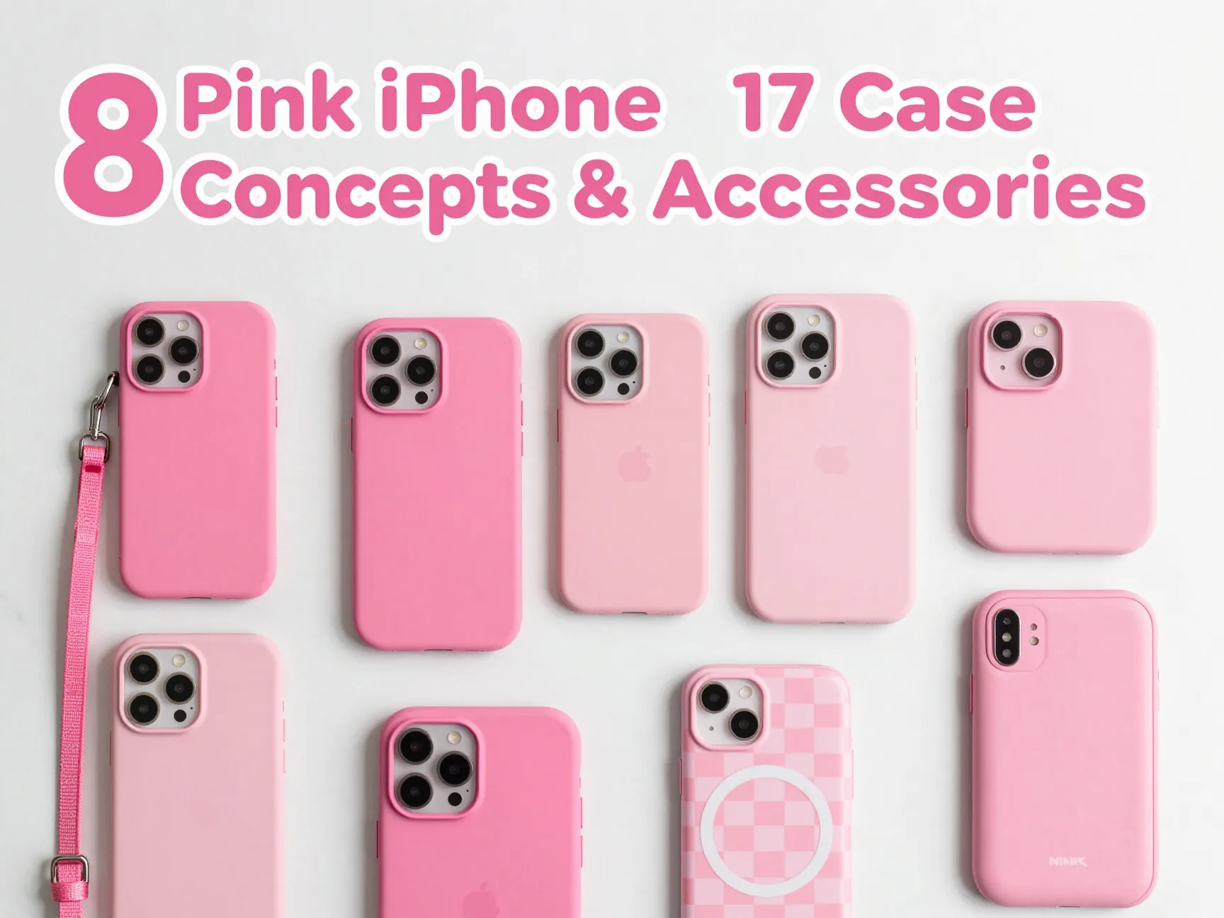 8 pink iphone 17 case concepts accessories