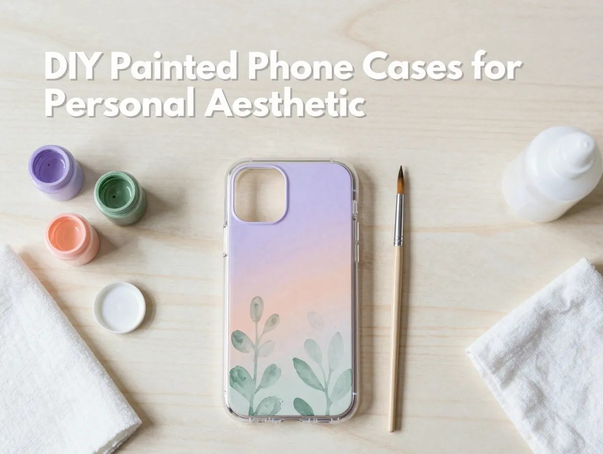 Diy painted phone cases for personal aesthetic
