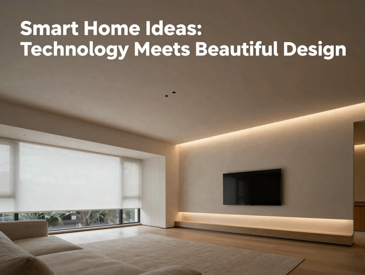 Smart home ideas technology meets beautiful design