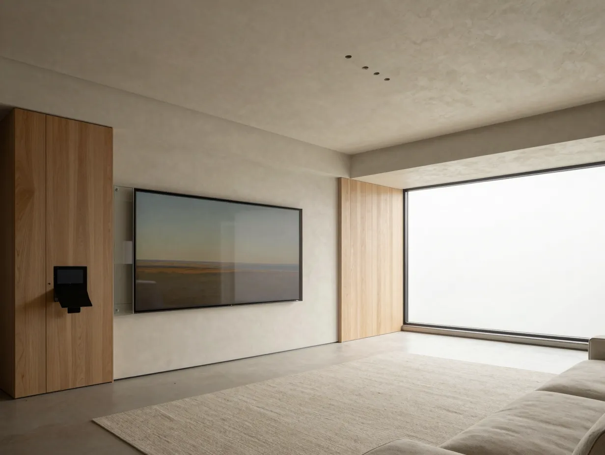 Invisible architecture technology that disappears into the home