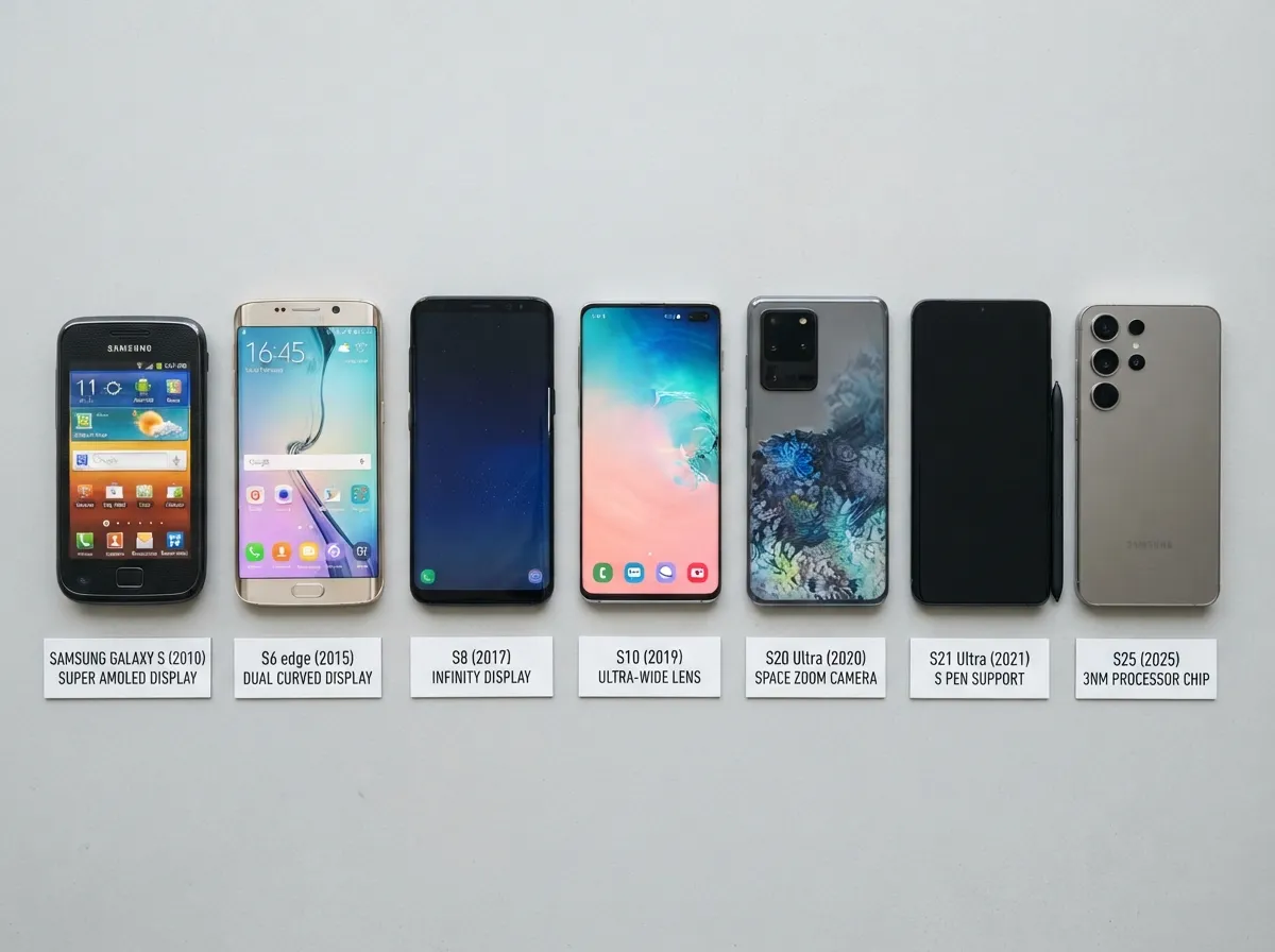 Every s series generation introduces at least one flagship class innovation