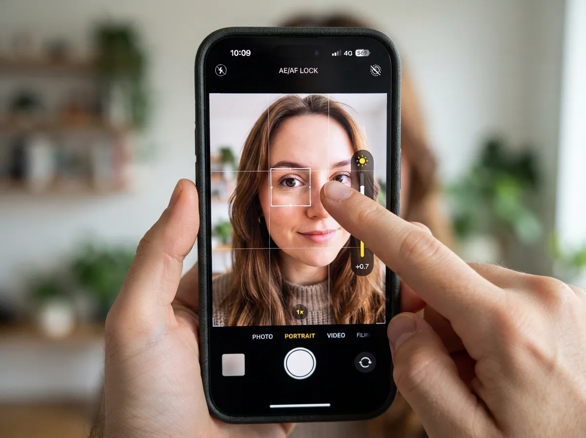 Tap to focus adjust exposure and use the right camera mode