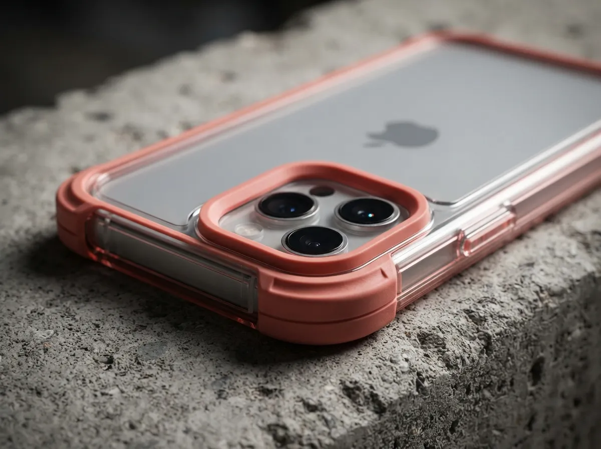 Pink bumper style protective cases