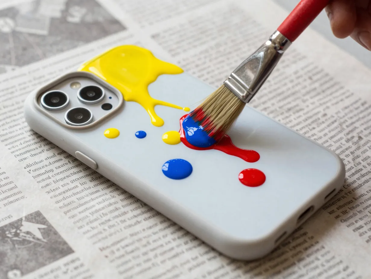 Paint splatter and drip effects