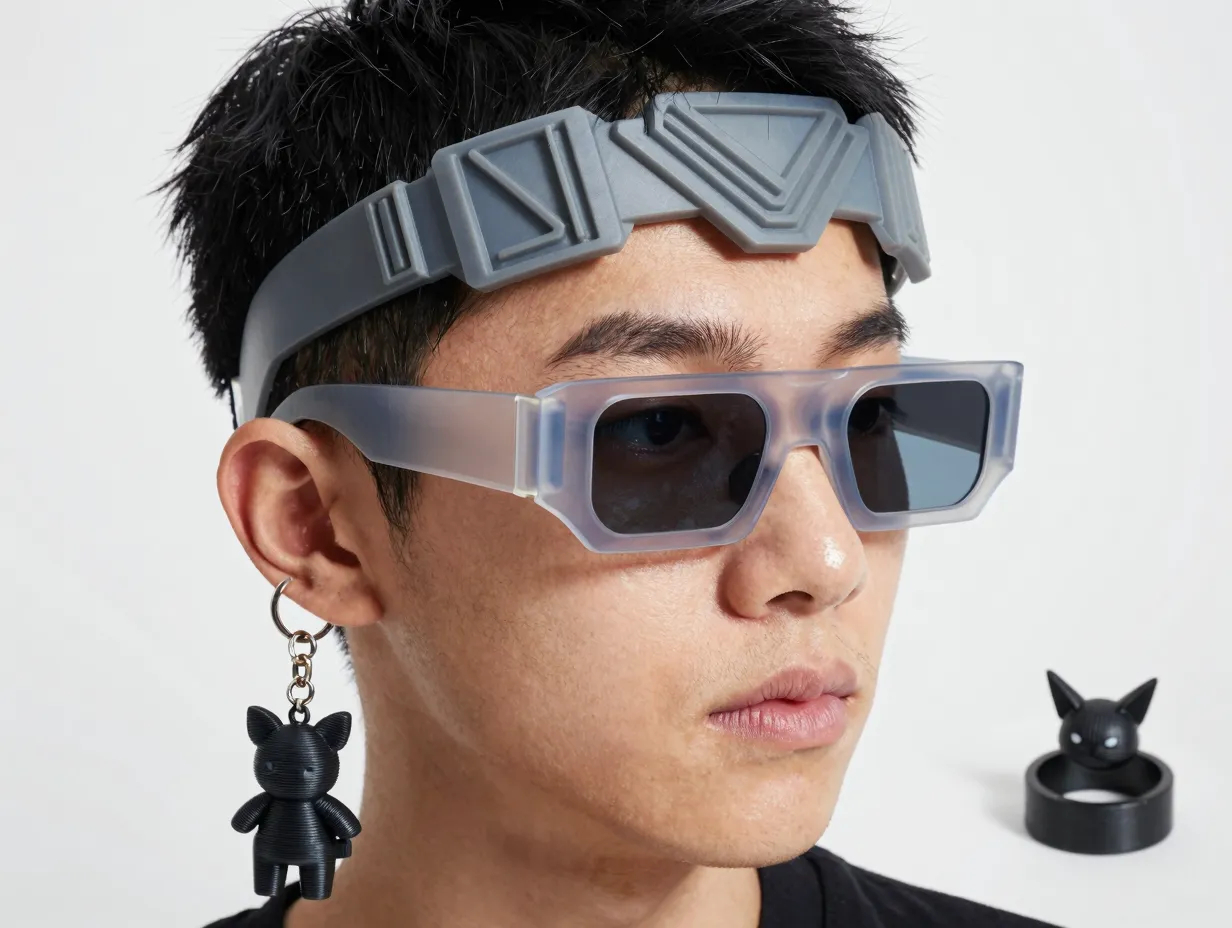Wearable and fashion forward 3d printed accessories