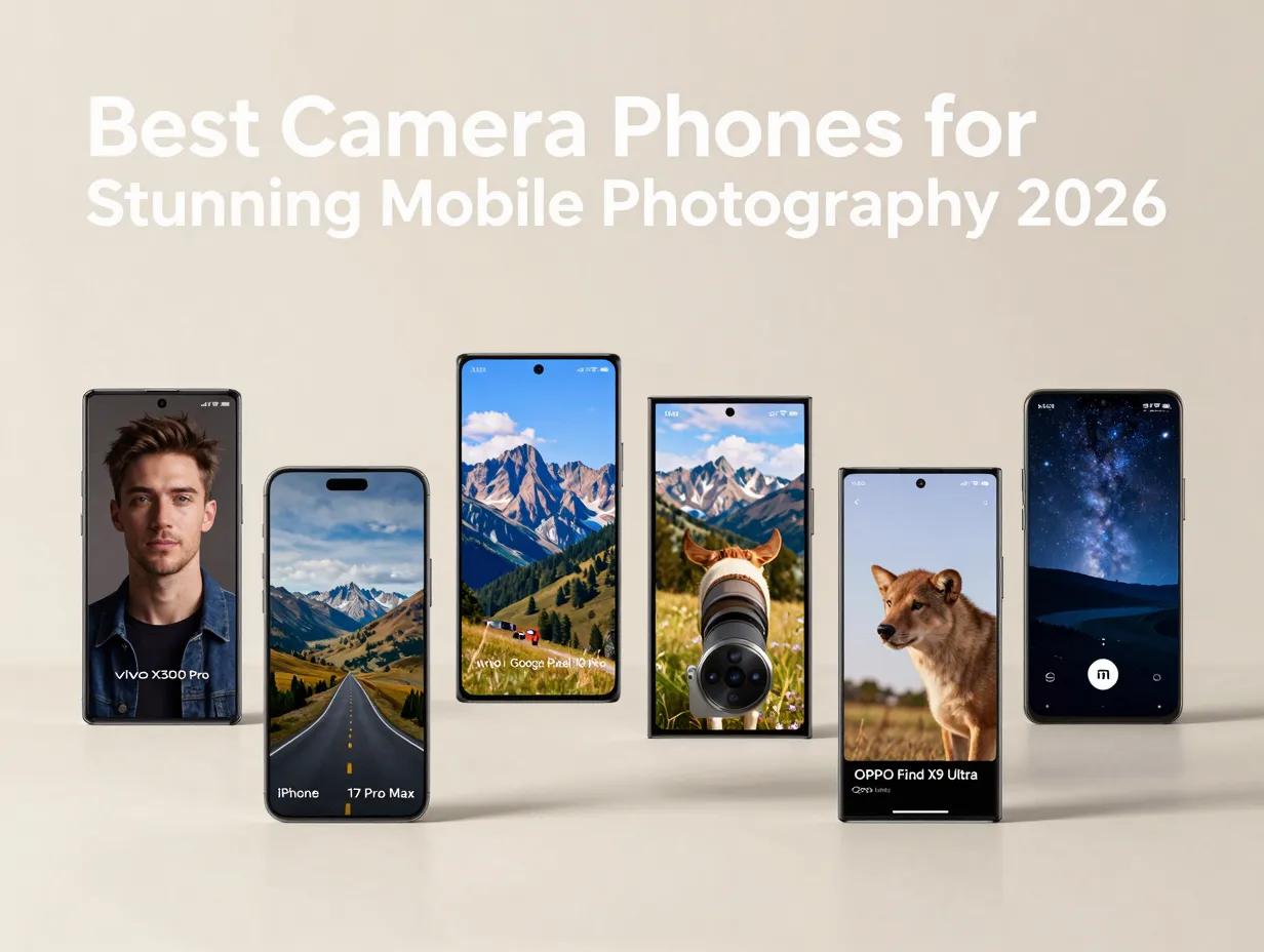 Best camera phones for stunning mobile photography 2026