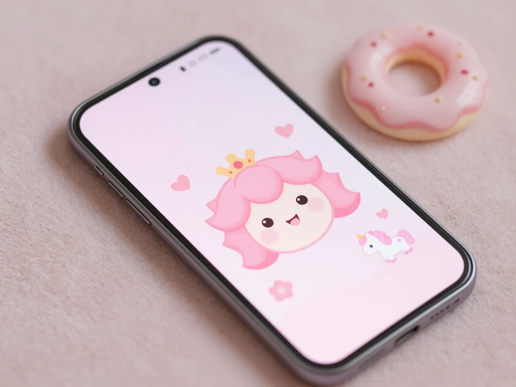 Kawaii pastel pink