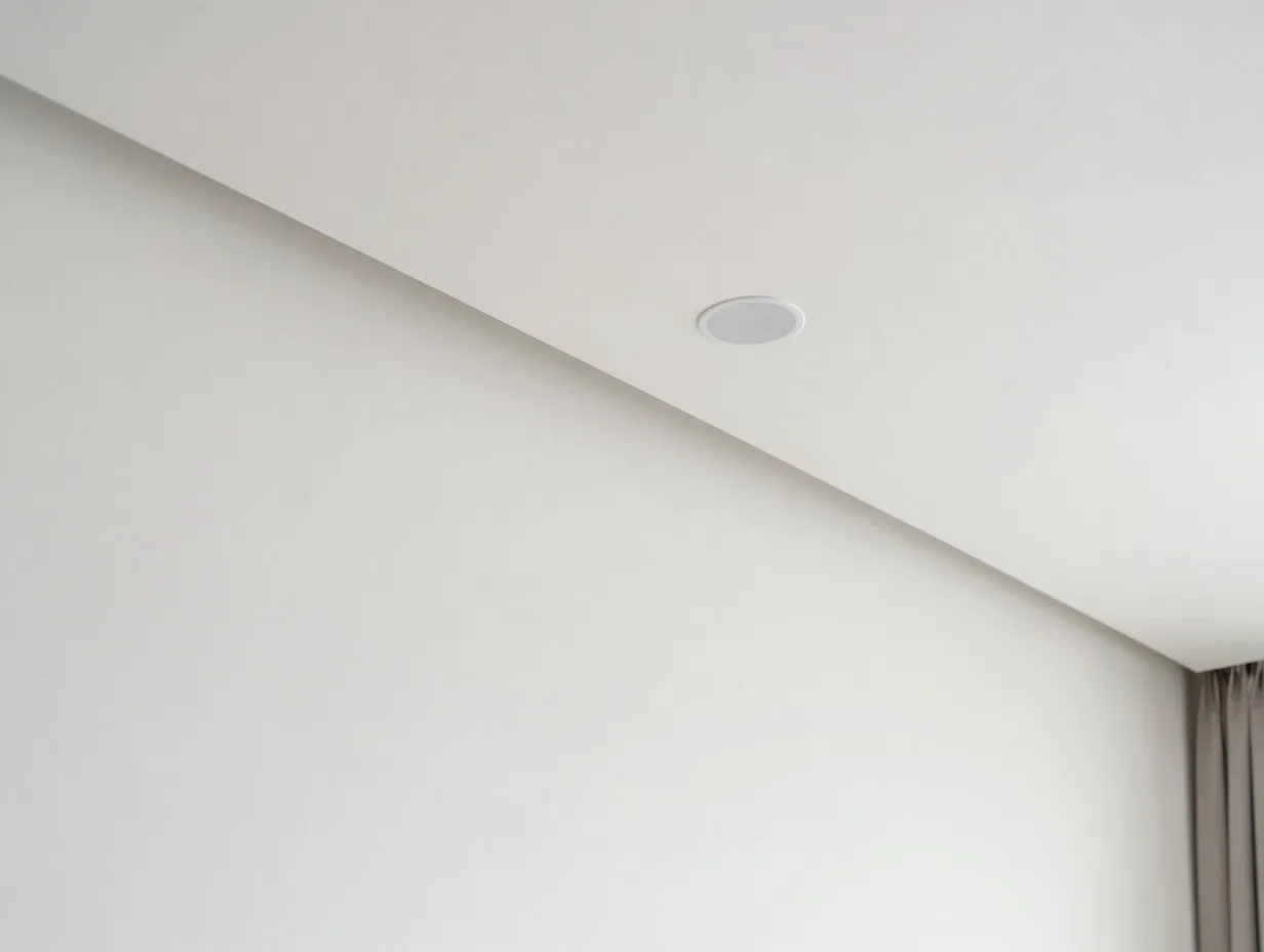 Disappearing audio speakers built into the architecture