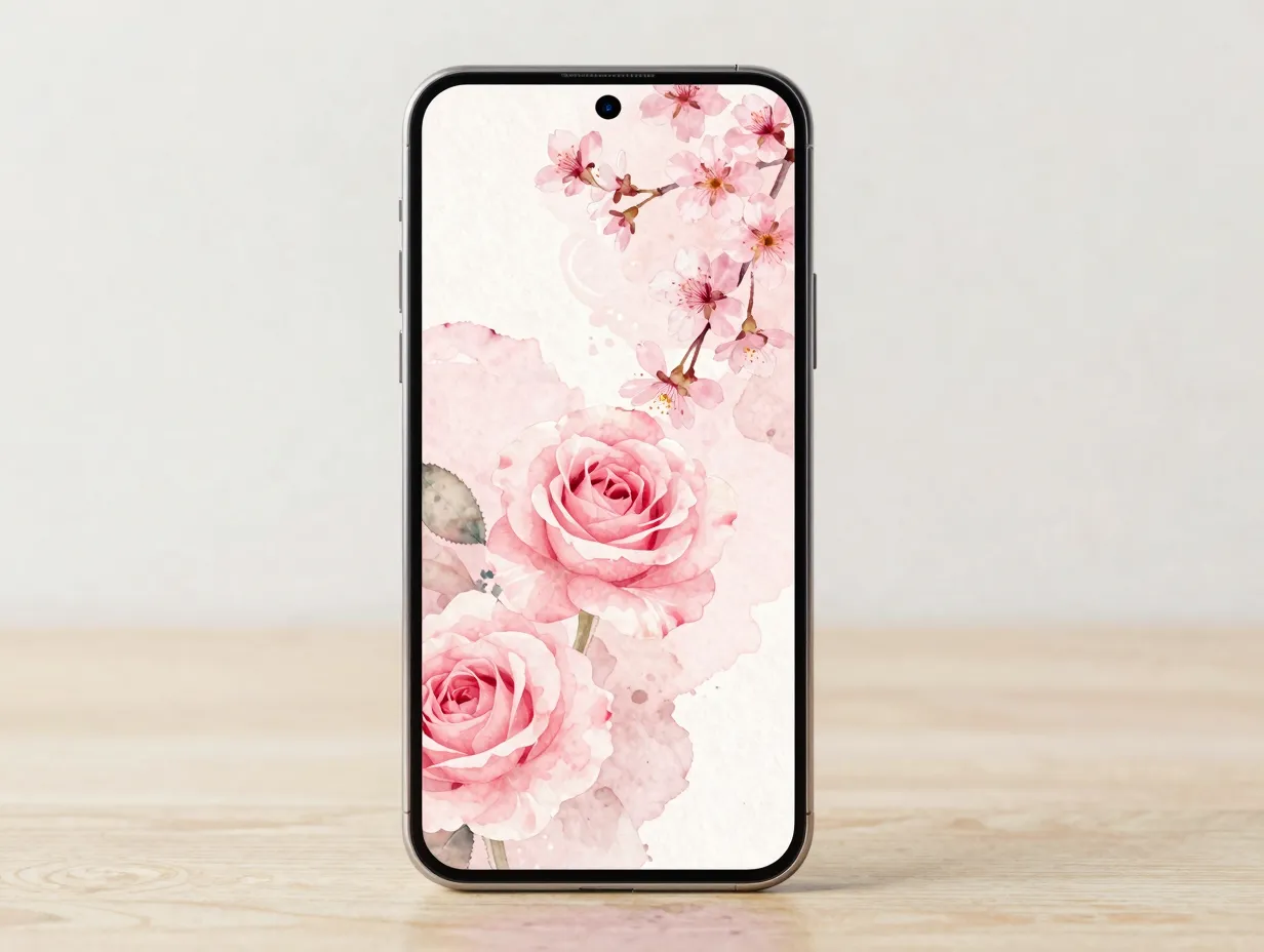 Floral romance pink