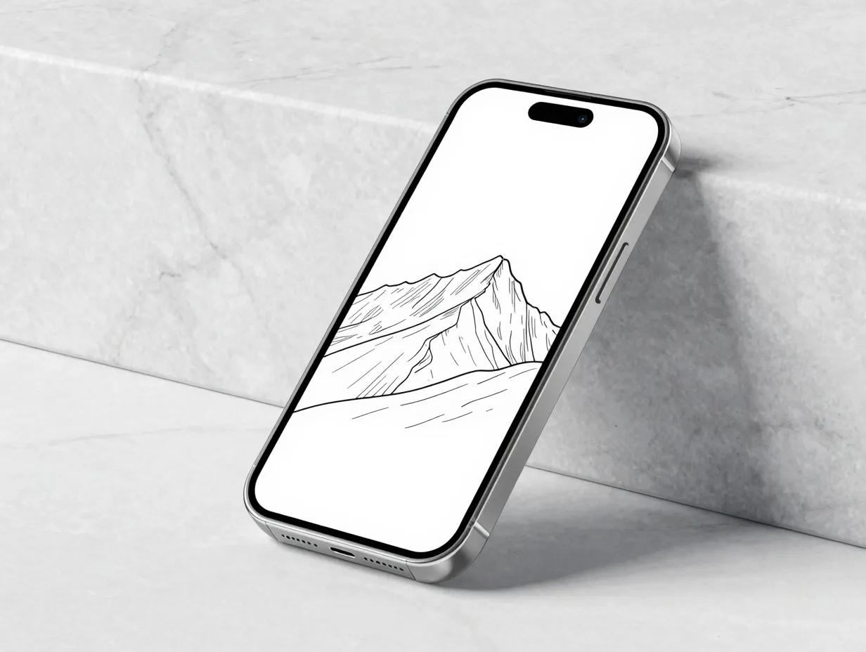 Clear cases with inserts line art and subtle accents