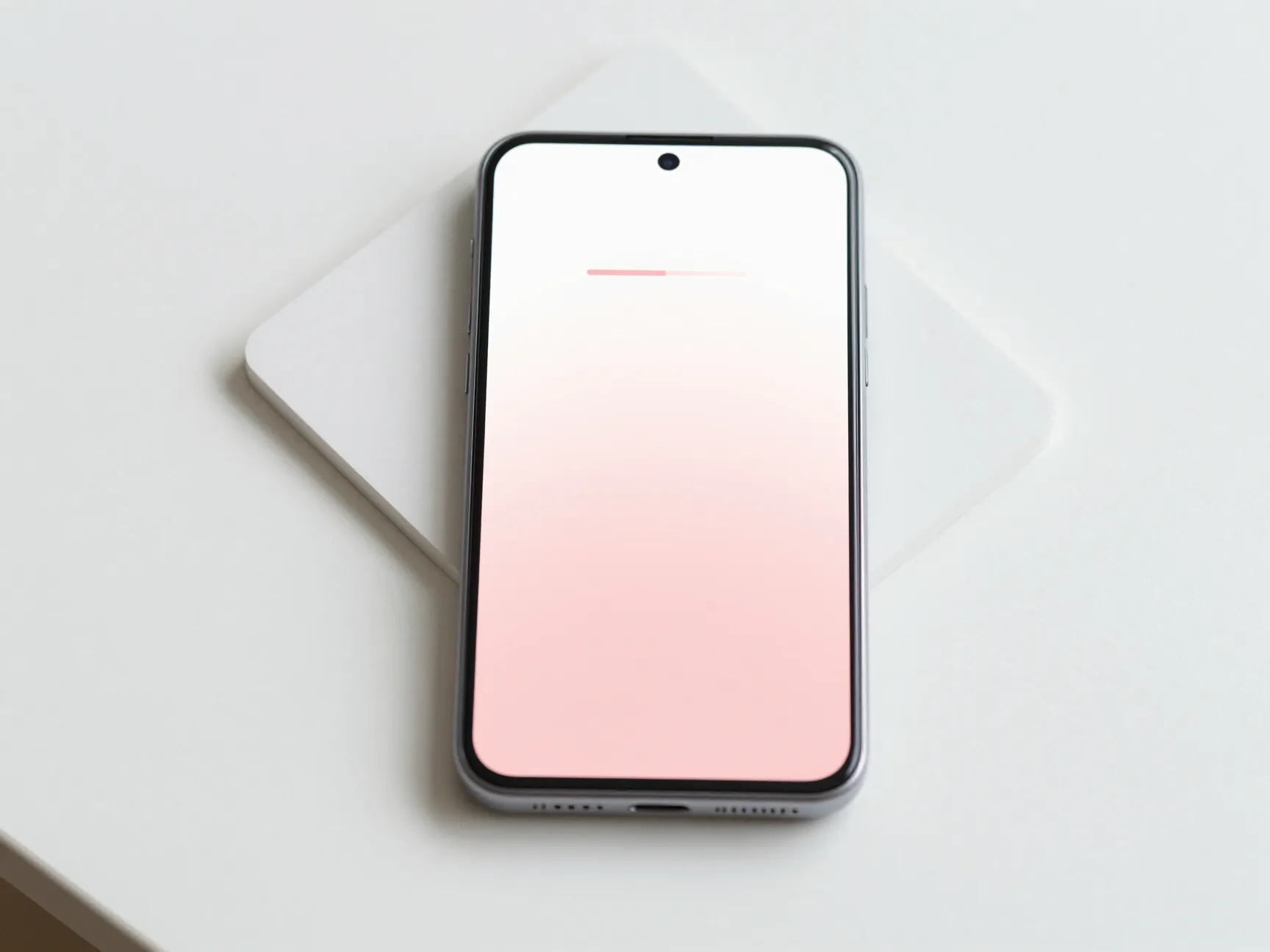 Minimalist blush pink
