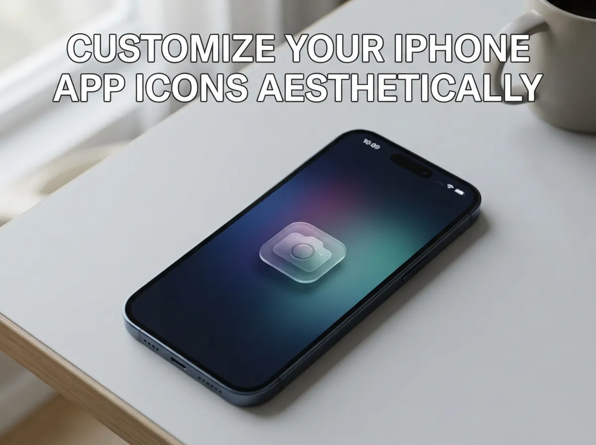 Customize your iphone app icons aesthetically
