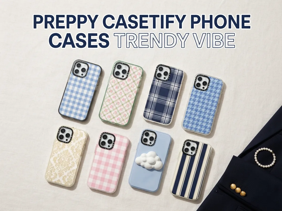 Preppy casetify phone cases trendy vibe