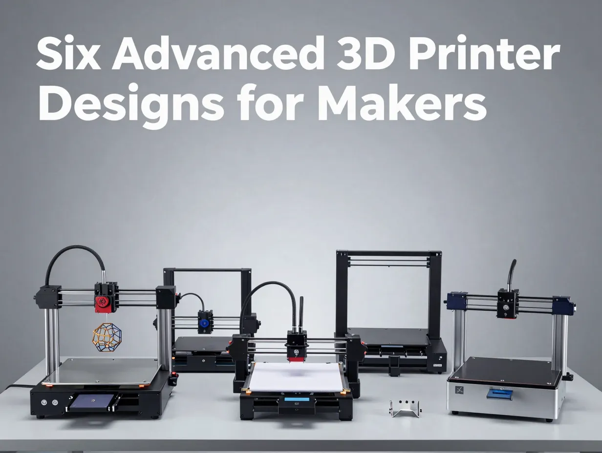 Six advanced 3d printer designs for makers