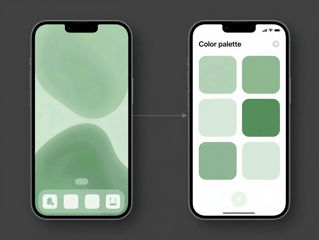 2 generate and apply a matching color palette
