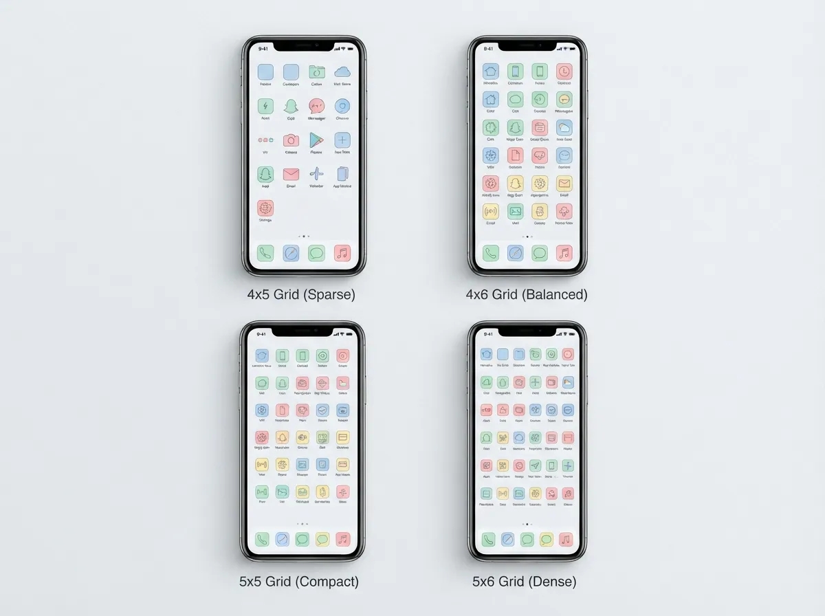 3 choose a grid size that fits the style