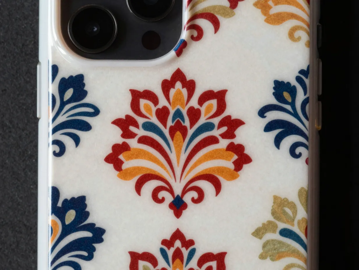 Preppy damask glaze case magsafe compatible