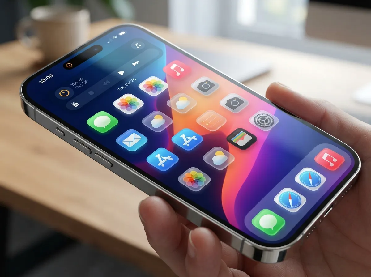 Switch to clear or translucent icons for a modern glass aesthetic