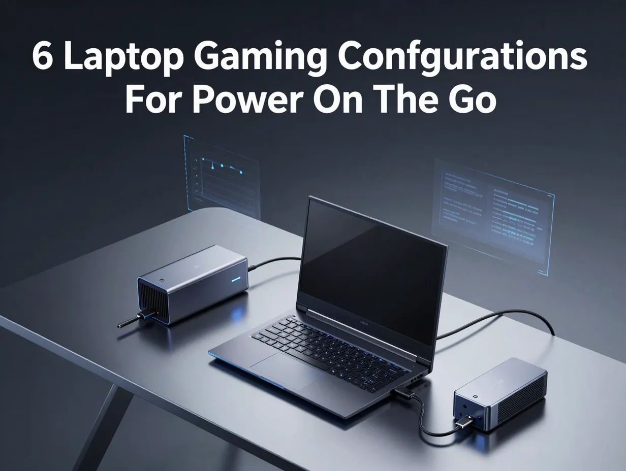 6 laptop gaming configurations for power on the go