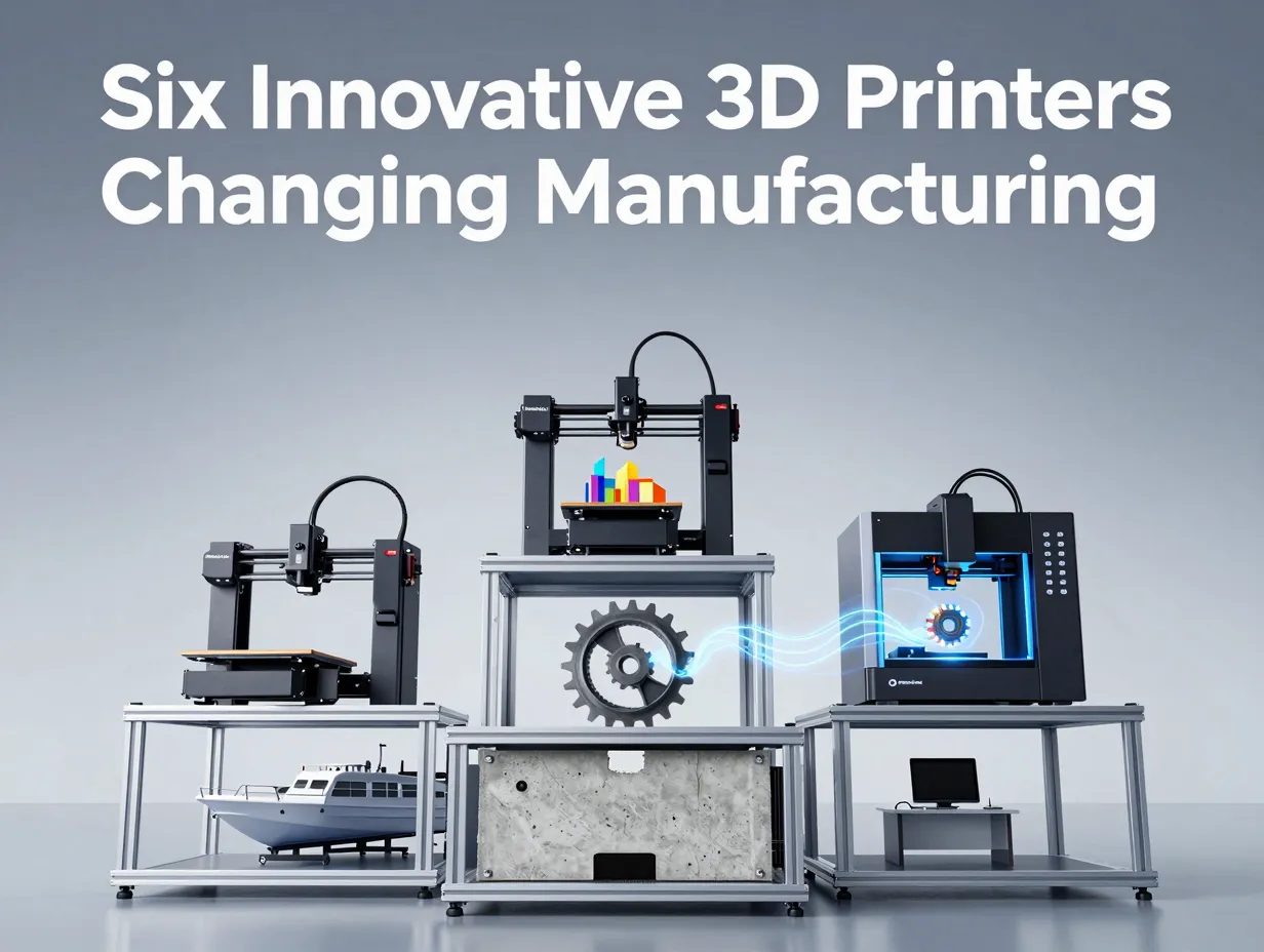 Six innovative 3d printers changing manufacturing