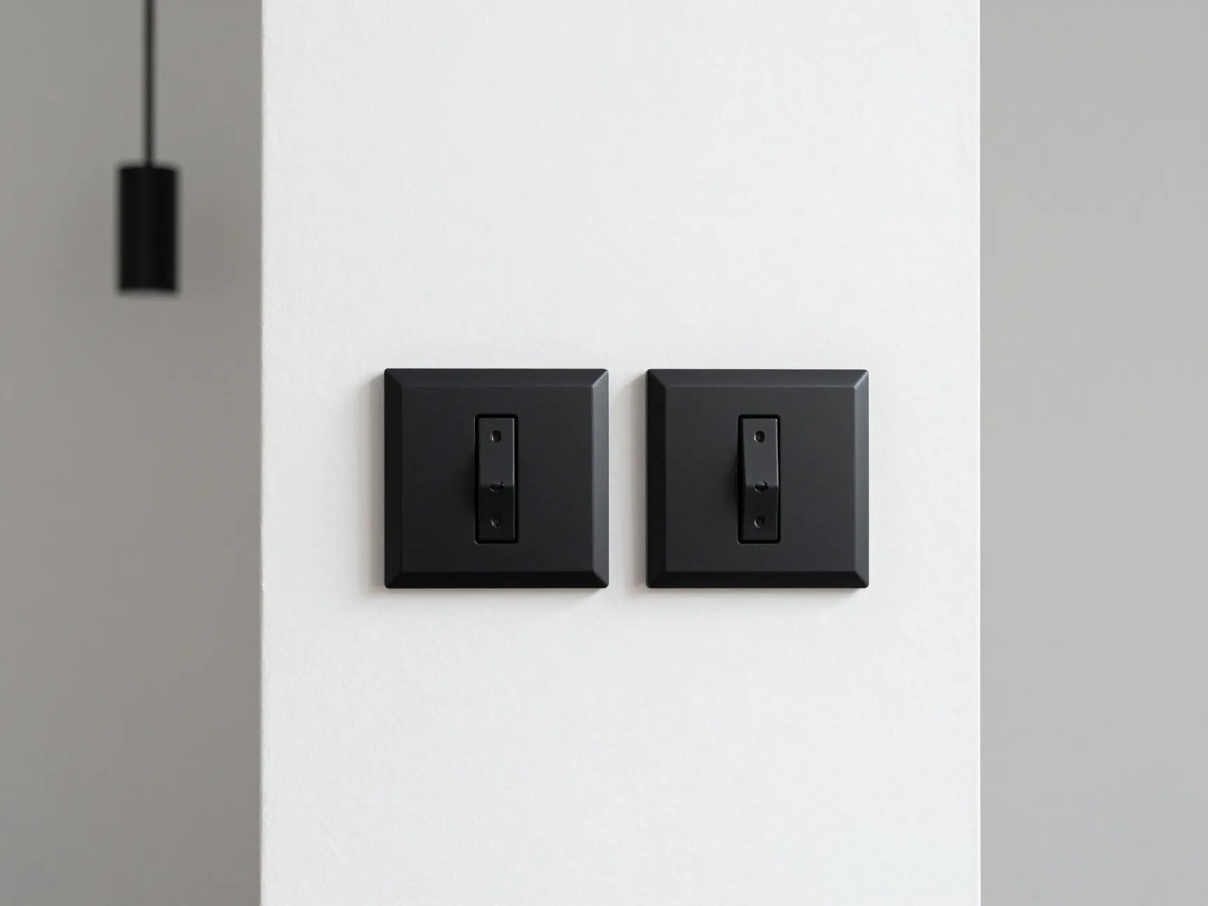 Use high contrast against light coloured walls
