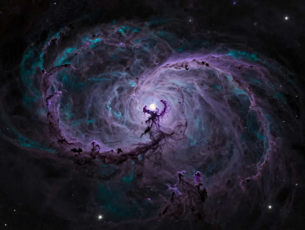 Deep space nebula