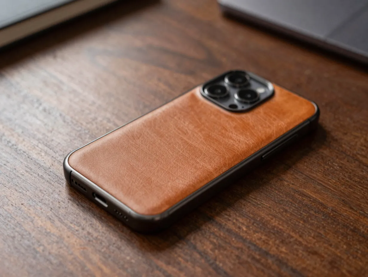 Nomad modern leather case