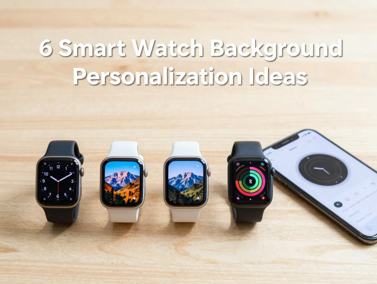 6 smart watch background personalization ideas