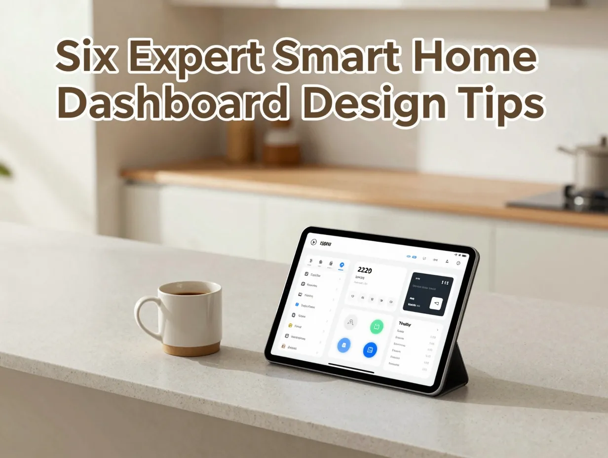 Six expert smart home dashboard design tips