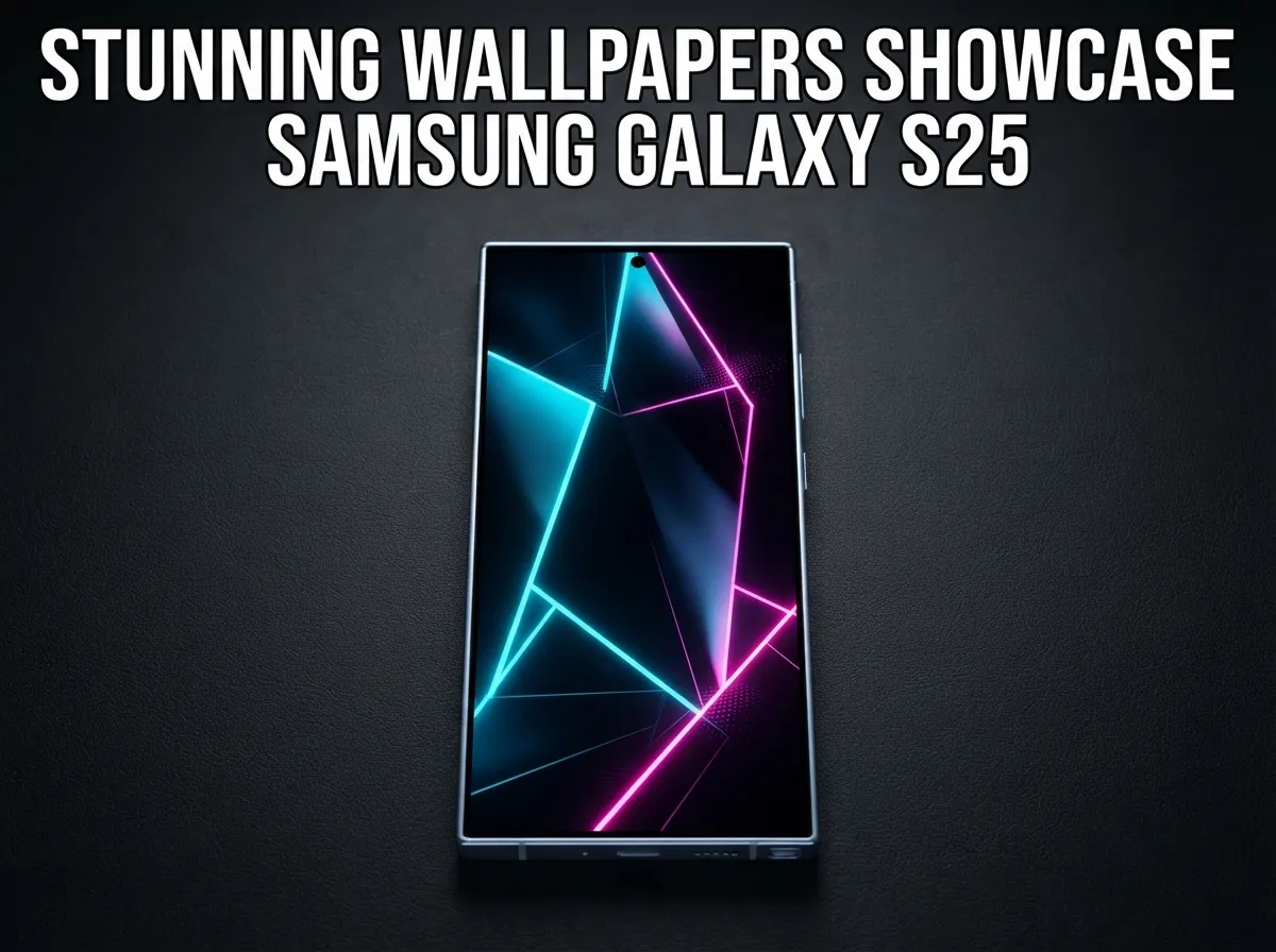 Stunning wallpapers showcase samsung galaxy s25