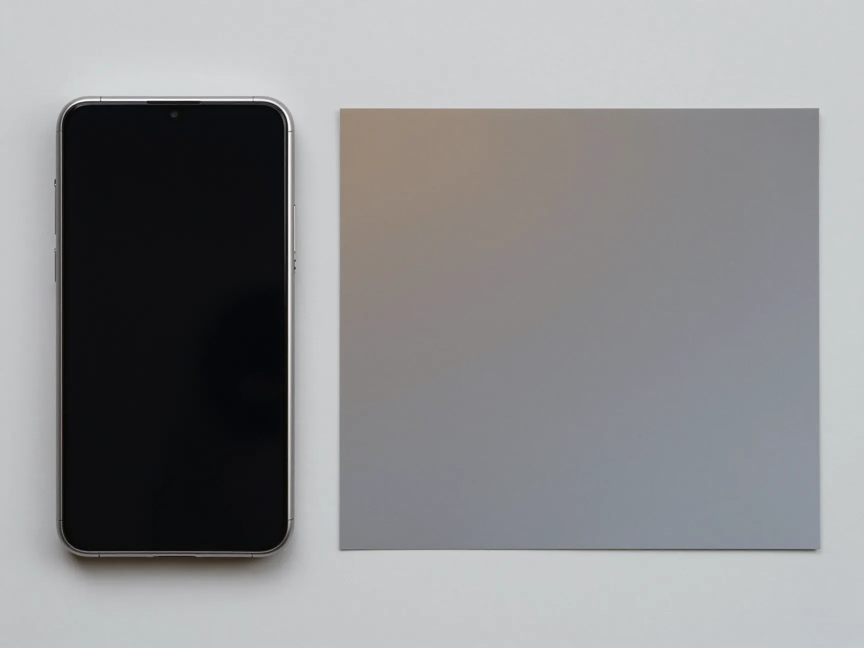 Titanium matched gradient textures